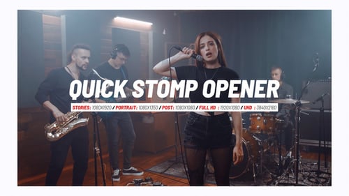 Dynamic Opener with Modern Kinetic Text