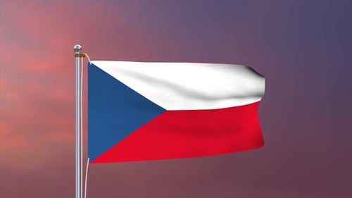 Czechia Flag