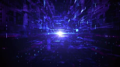 Fondo abstracto de matriz digital 01379