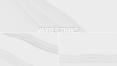 Clean White Abstract Wavy Lines Looping Background