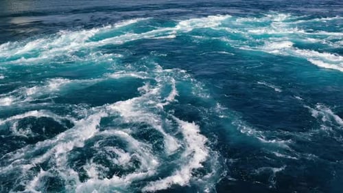 Whirlpools of the Maelstrom of Saltstraumen, Nordland, Norway