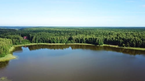 The Beautiful Landscape Of Lake Devino