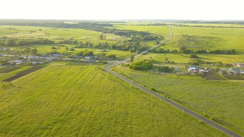 Car And Village Nature