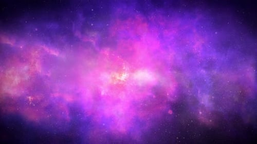 04 Weltraumnebel mit Galaxy 4K