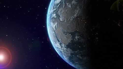 Planet des Weltraums