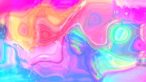 Vibrant Fluid Color Swirl Background