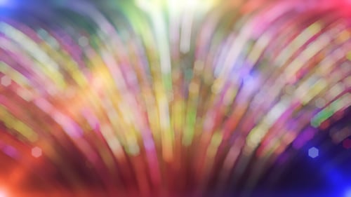 Abstract Celebration Light Trails Loop Background