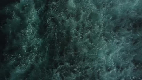 Olas espumosas abstractas de arriba hacia abajo