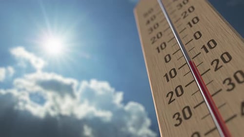 Outdoor Thermometer Reaches 15 Fifteen Degrees
