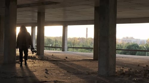 Filmisches Konzept des Endes der Apokalypse oder der chemischen Bedrohung, des Endes der Covid-19-Pandemie