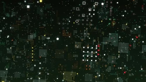 Abstract Grid Lines and dots background