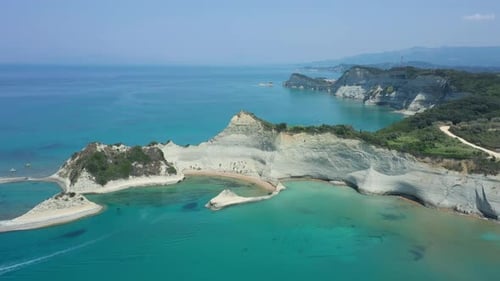 Sheer White Cliffs Of Cape Drastis Near Peroulades 7