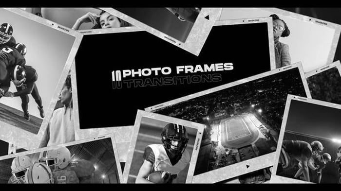 Dynamic Film Frame Transitions Pack, Elements ft. film & collage - Envato