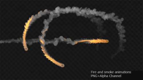 Elegant Smoke and Fire Trails Reveal Pack