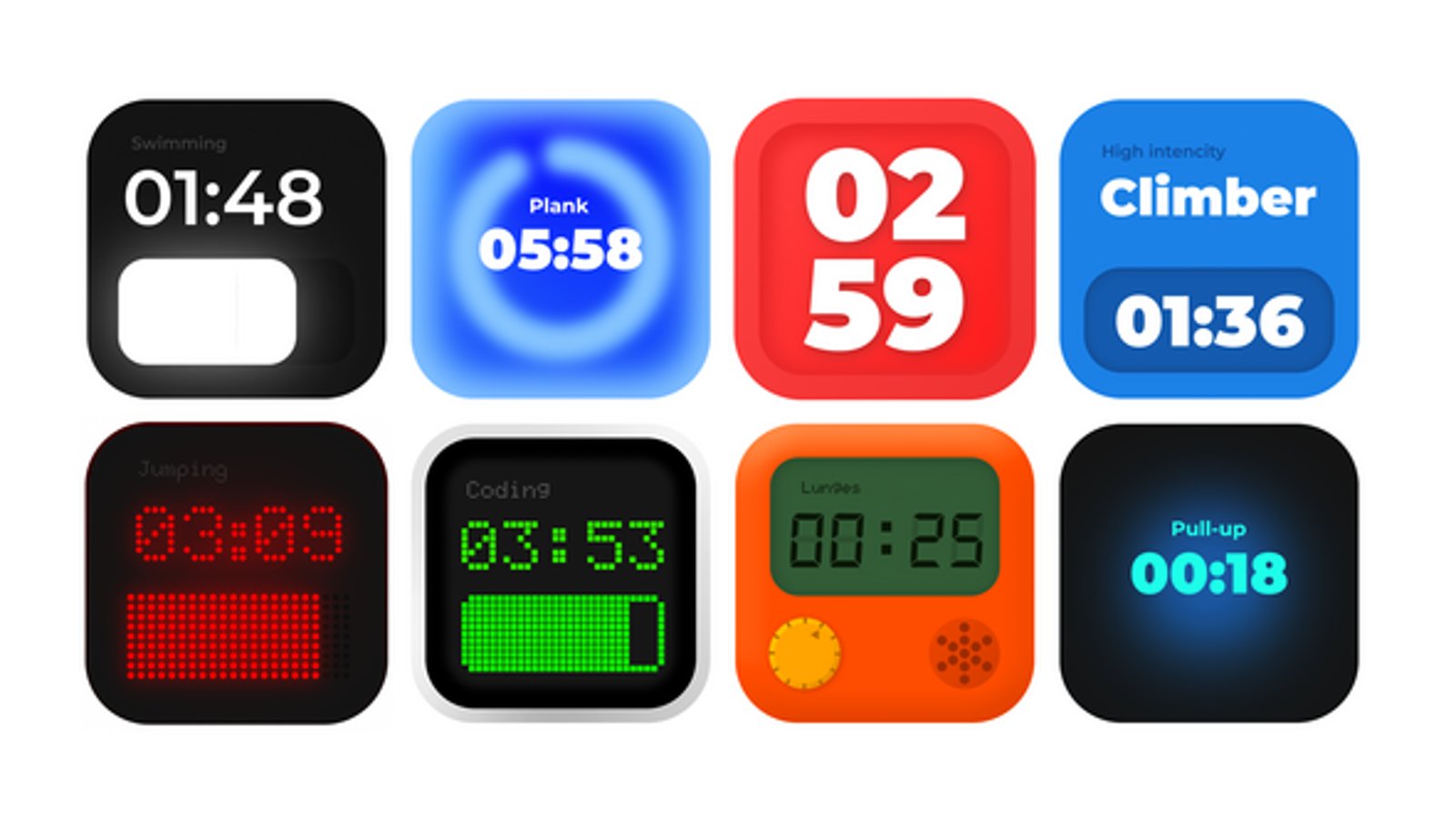Minimal & Modern Countdown UI Pack, Infographics ft. countdown timer ...