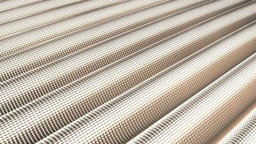 Golden Metal Wave Able to Loop Seamless