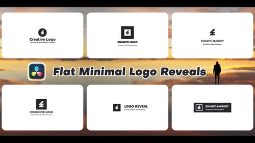 Se revela el logotipo plano y minimalista | DaVinci Resolve
