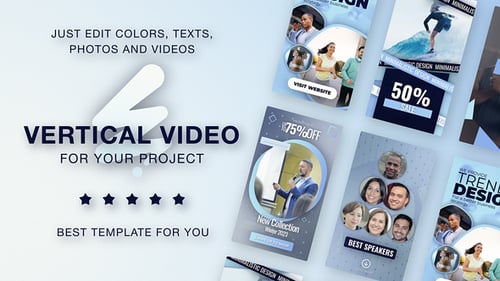 Clean Corporate Vertical Promo - Medical Education Sport Reels