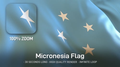 Waving Flag Animation with Soft Fabric Movement