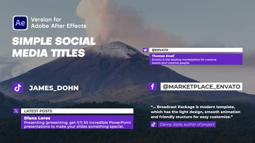Simple Social Media Titles