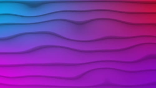 Fluid Abstract Wavy Gradient Background Loop