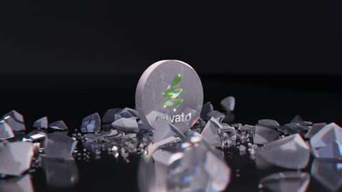 Dynamic Crystal Sphere Shatter Logo Reveal