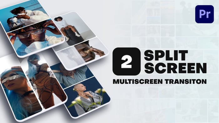 Dynamic Vertical Split Screen Transition Pack for Mobile Video ...