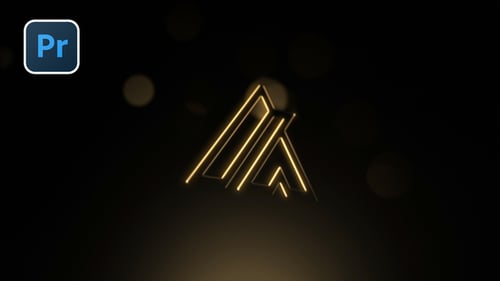 Dynamic Glowing Line Logo Animation Reveal