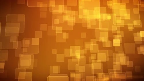 Golden Glowing Abstract Squares Motion Background