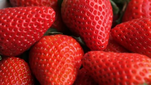 Fresas frescas maduras, primer plano