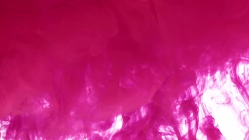 Large Flow of Fuchsia Paint