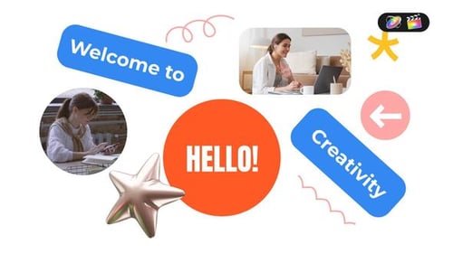 Dynamic Modern Intro with Animated Shapes and Bold Typography