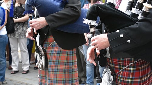 Traditioneller schottischer Dudelsack
