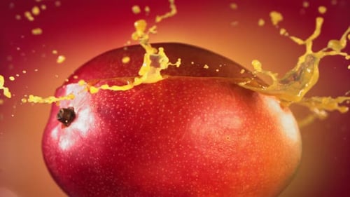 Mango with Juice Splash