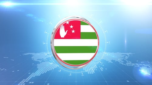 Metallic Circle Logo Reveal Animation