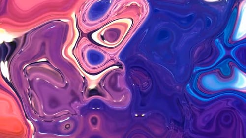 Vibrant Fluid Abstract Motion Background Loop