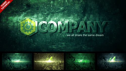 Cinematic Shattering Logo Reveal with 3D Glass Text