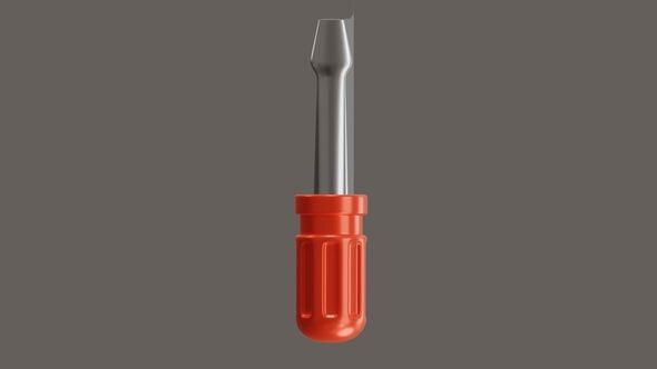 3D Animation of Screwdriver Proper Handling for DIY Projects, Elements ...