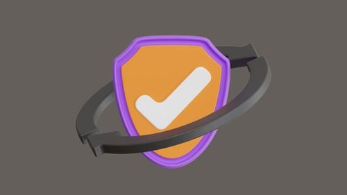 Animação 3D do sistema de segurança que aprimora a proteção com novas tecnologias