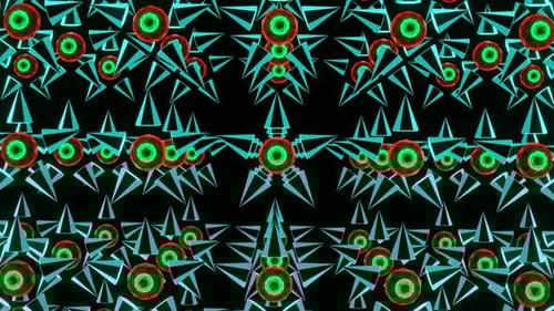 Pulsierende Sterne mit abstraktem Hintergrund 02