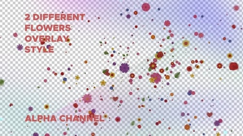 Blumen-Overlay-Loops - 2-Version