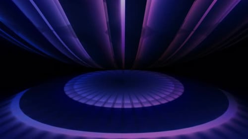 Abstract Circle Light Rays 06