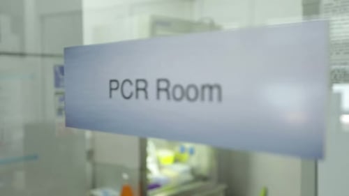 Sterile PCR Room in a Scientific Laboratory