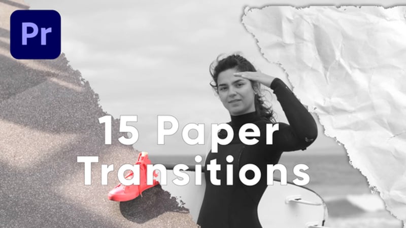 Dynamic Ripped Paper Reveal Transitions, Elements ft. transition paper ...