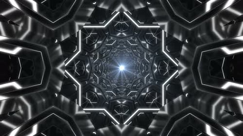 Neon Tunnel Loop 4K