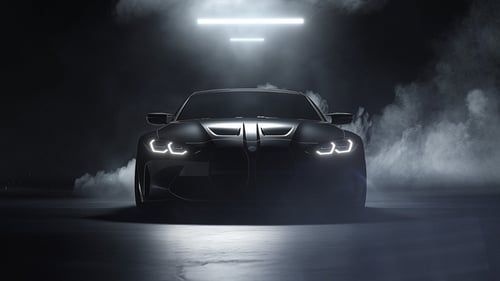 Cinematic Motorsport Car Logo Reveal