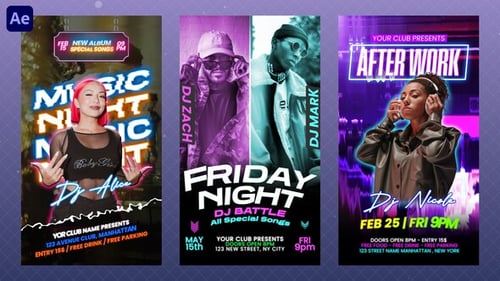 Night Club Party Flyers