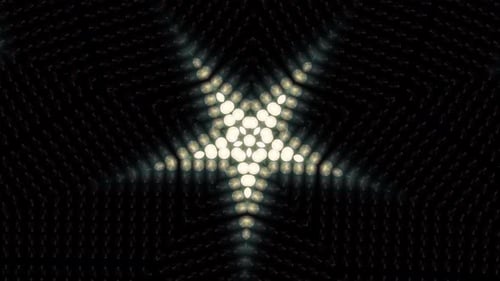 Animated Geometric Light Pattern Loop Background