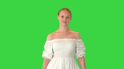Young Woman in White Dress Walking on a Green Screen Chroma Key, People Stock Footage ft. woman & walking - Envato Young Woman in White Dress Walking on a Green Screen Chroma Key, People Stock Footage ft. woman & walking - Envato