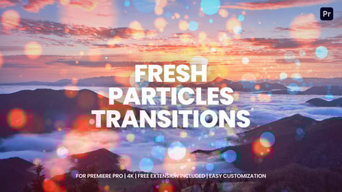 Dynamic Particle Light Transitions for Videos